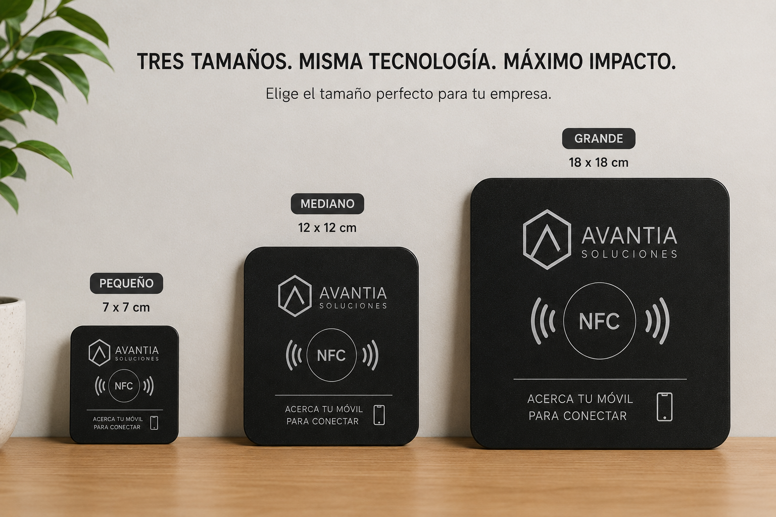 Placa NFC Corporativa